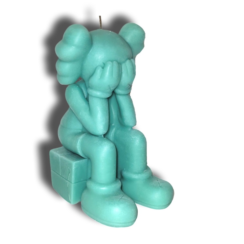 Designer Custom Hand Poured Kaws Street Art Candle Decor
